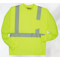 Class 2 Long Sleeve Safety T-Shirt (Lime)